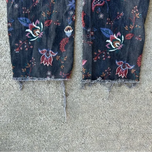 Kensie VintageLuxe Floral Skinny Jeans Sz 2/26 – Boho Slim Fit Denim - Picture 10 of 10